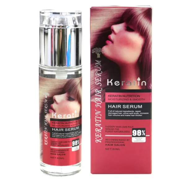 Keratin Brazilian Nutrition Smooth Hair Serum 80ml